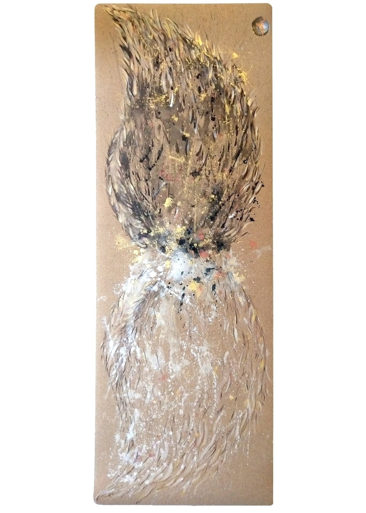 Khecara Hand Painted Cork Yoga Mat: Take Flight!