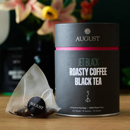 Jet Black - Roasty Coffee Black Tea - 15 Tea Bags