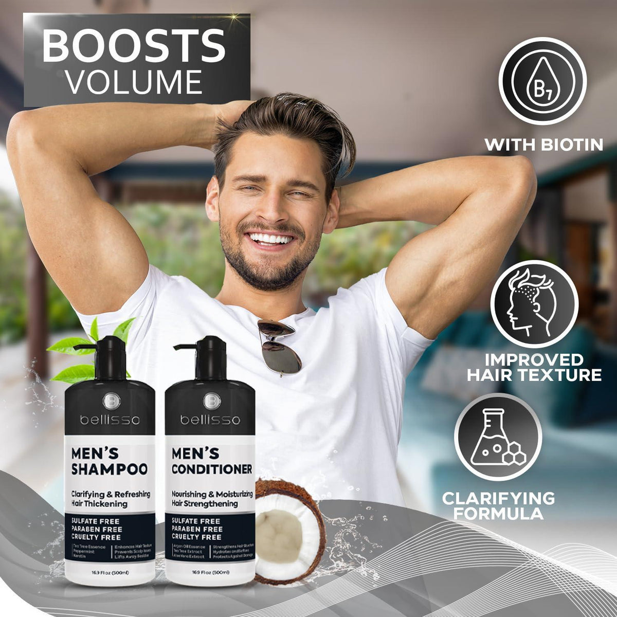 Men's Clarifying Shampoo & Conditioner Set