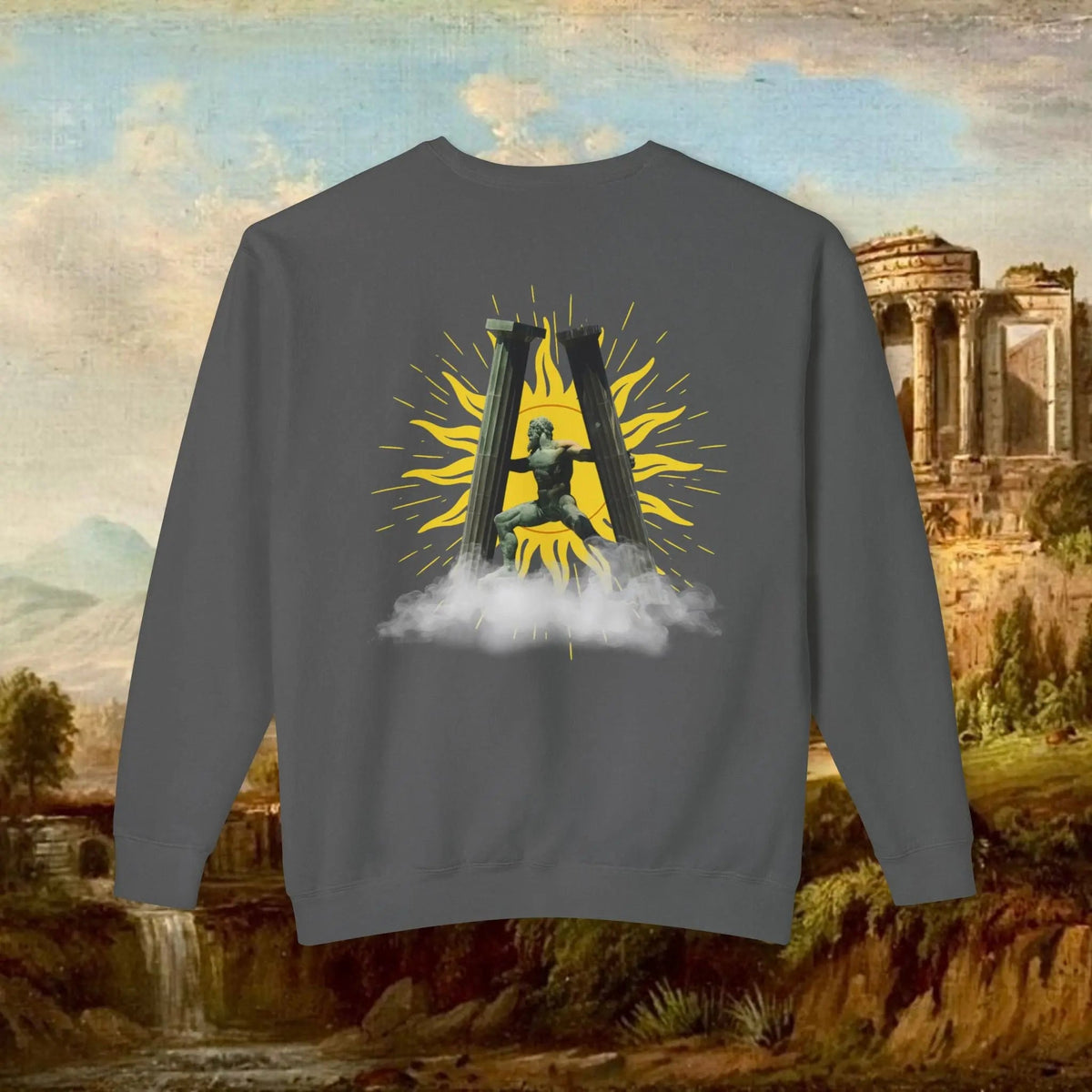 Sunrise Pillars of Hercules Crewneck