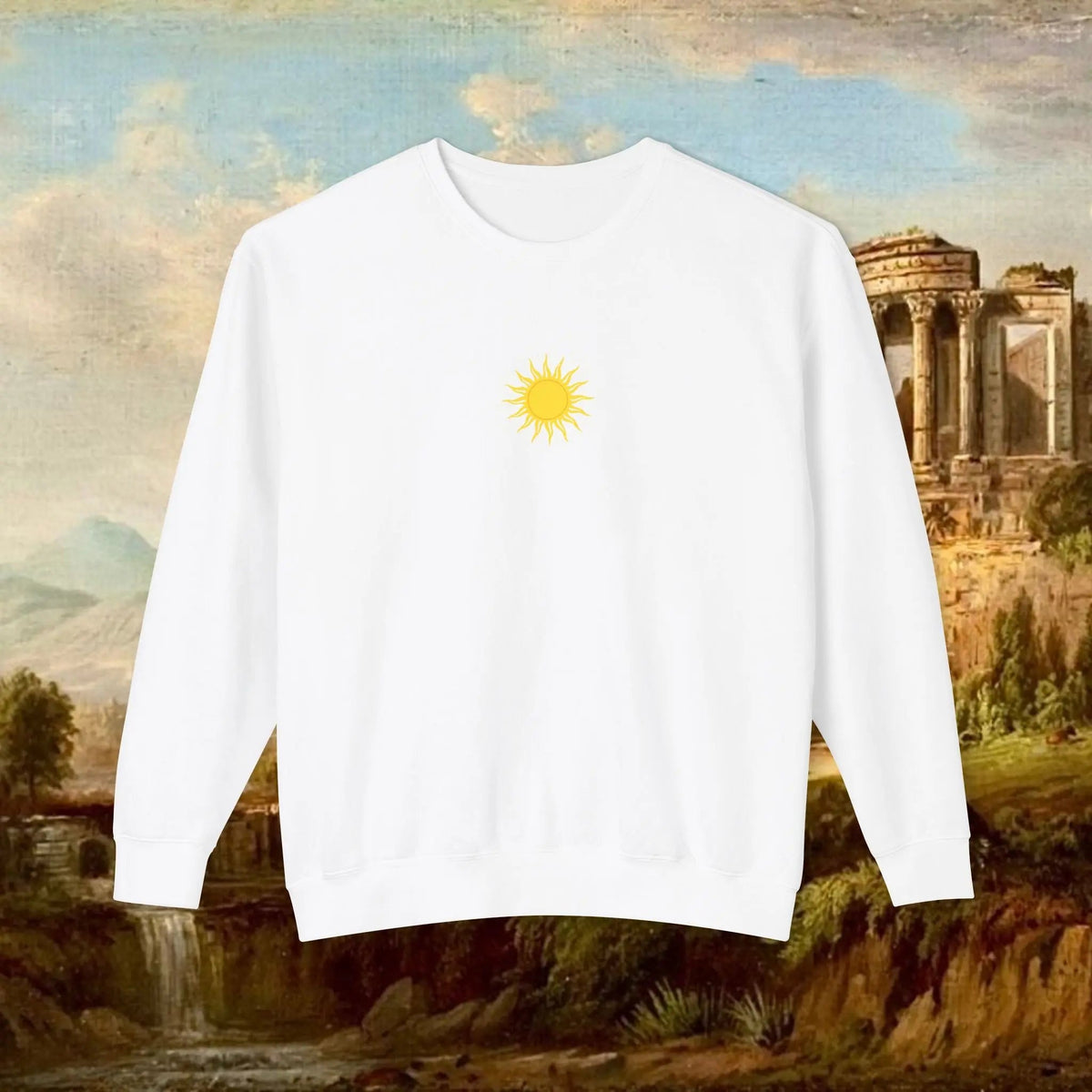 Sunrise Pillars of Hercules Crewneck