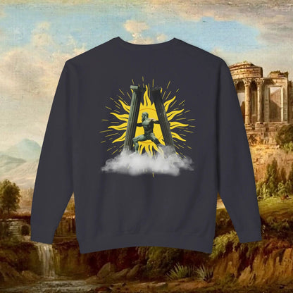 Sunrise Pillars of Hercules Crewneck