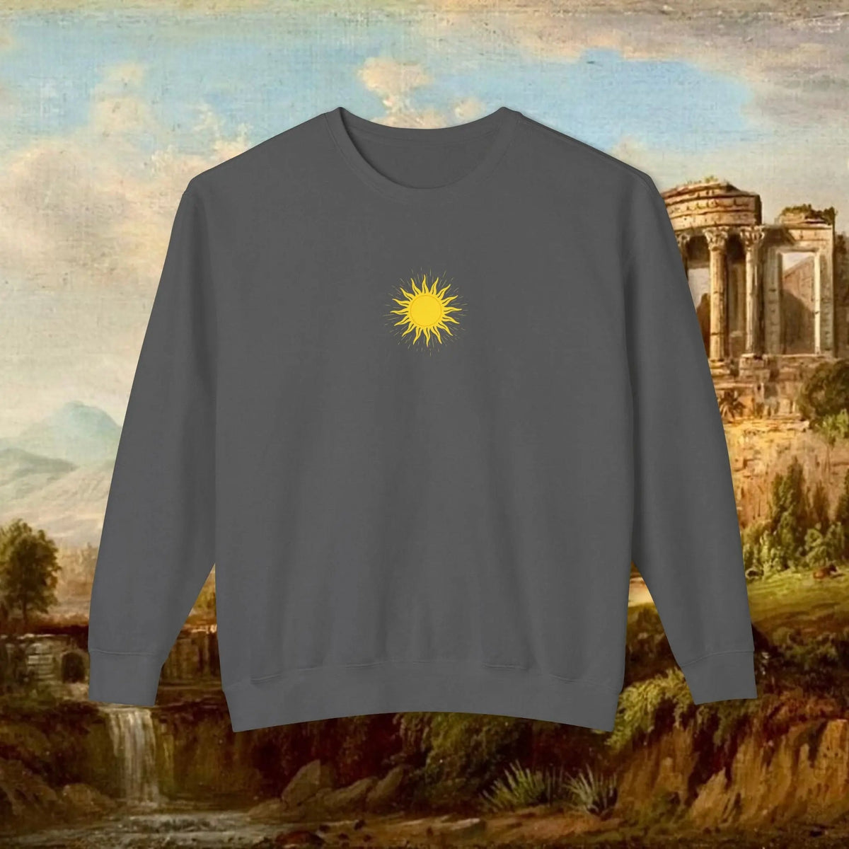 Sunrise Pillars of Hercules Crewneck