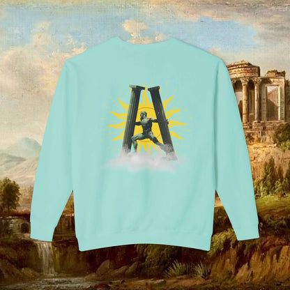 Sunrise Pillars of Hercules Crewneck