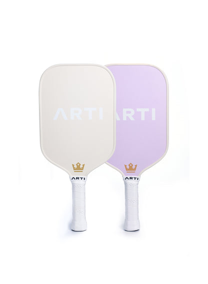 Pickleball Gift Set for 2: 2 Paddles, 4 Balls + Carry Bag | ARTI "Dogs & Giraffes" Beginner Starter Set, USA Pickleball Approved