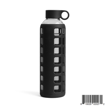 Purifyou Glass Water Bottle with Time Markings