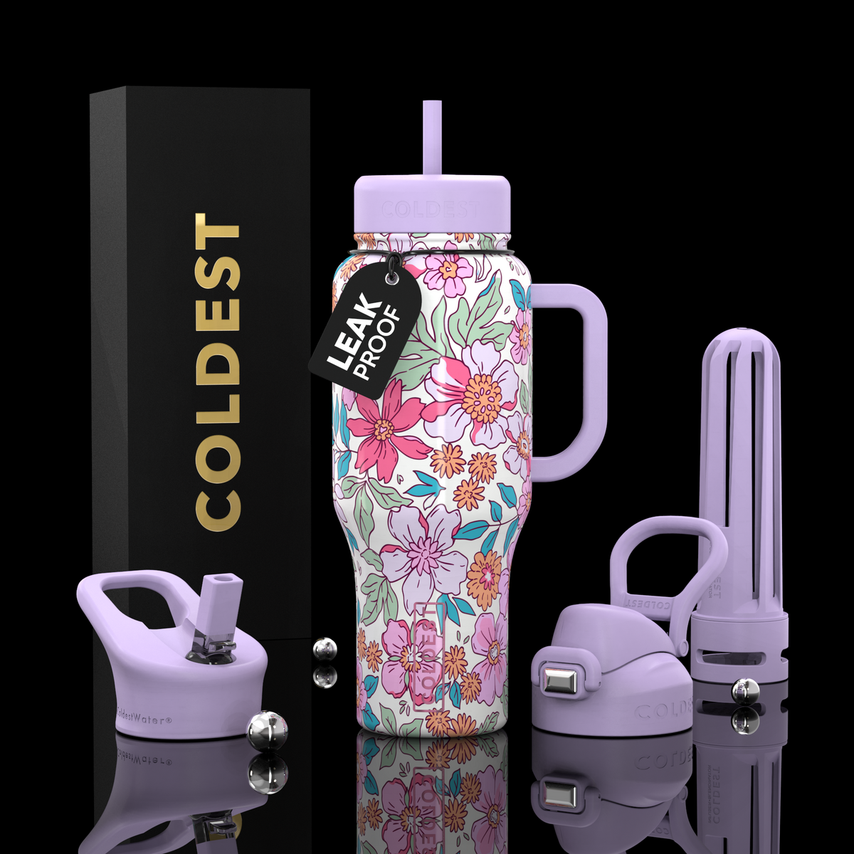 Coldest Limitless Insulated Water Bottle, 36 oz