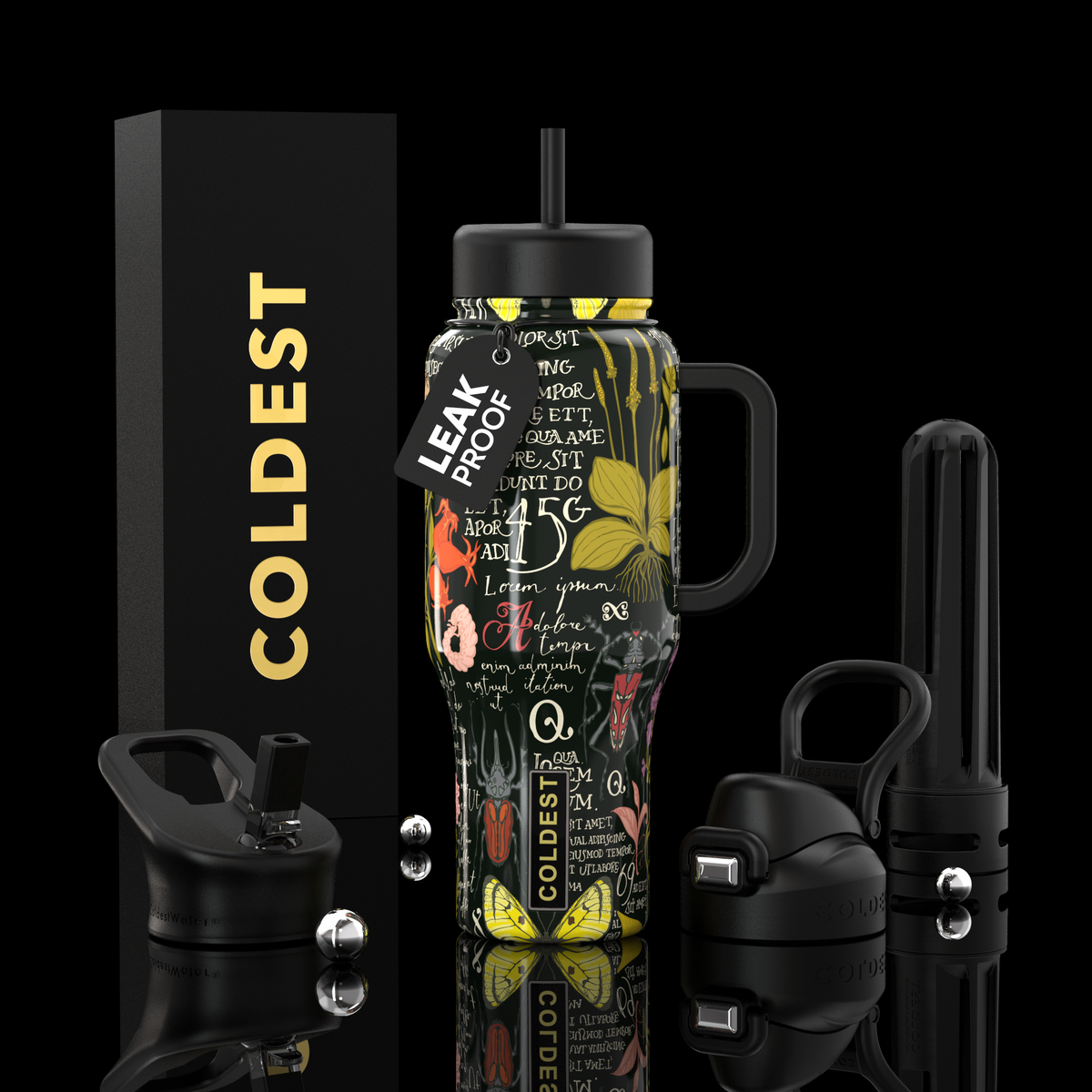 Coldest Limitless Insulated Water Bottle, 36 oz