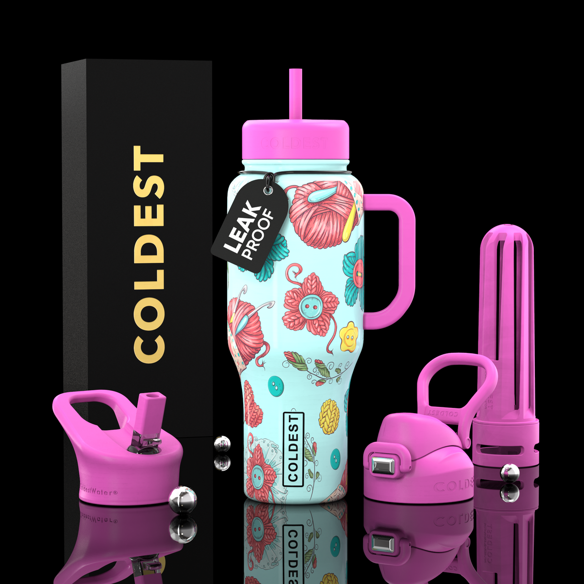Coldest Limitless Insulated Water Bottle, 36 oz