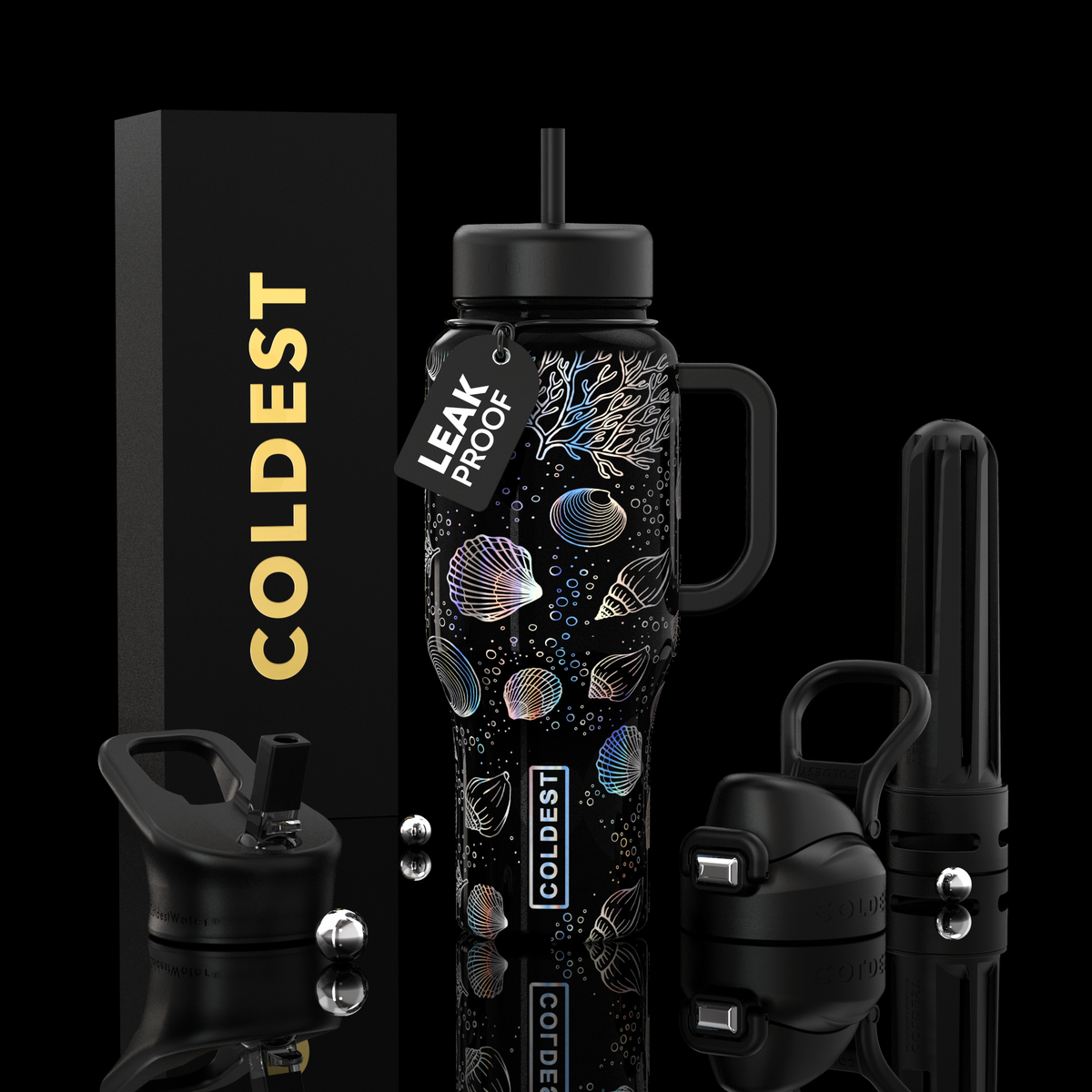 Coldest Limitless Insulated Water Bottle, 36 oz