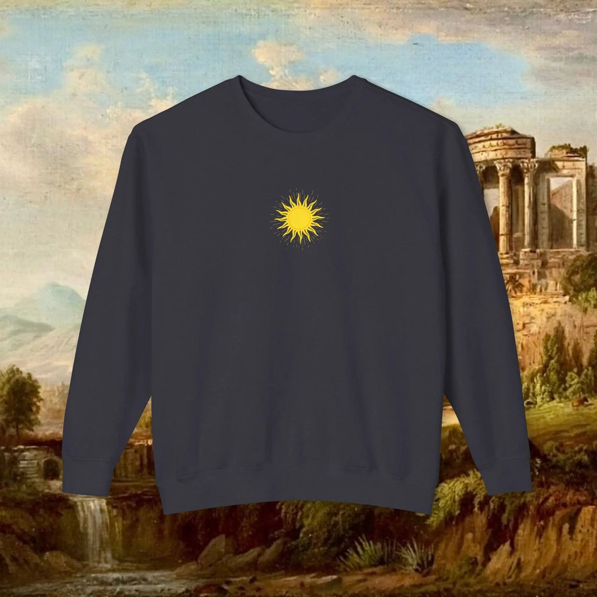 Sunrise Pillars of Hercules Crewneck