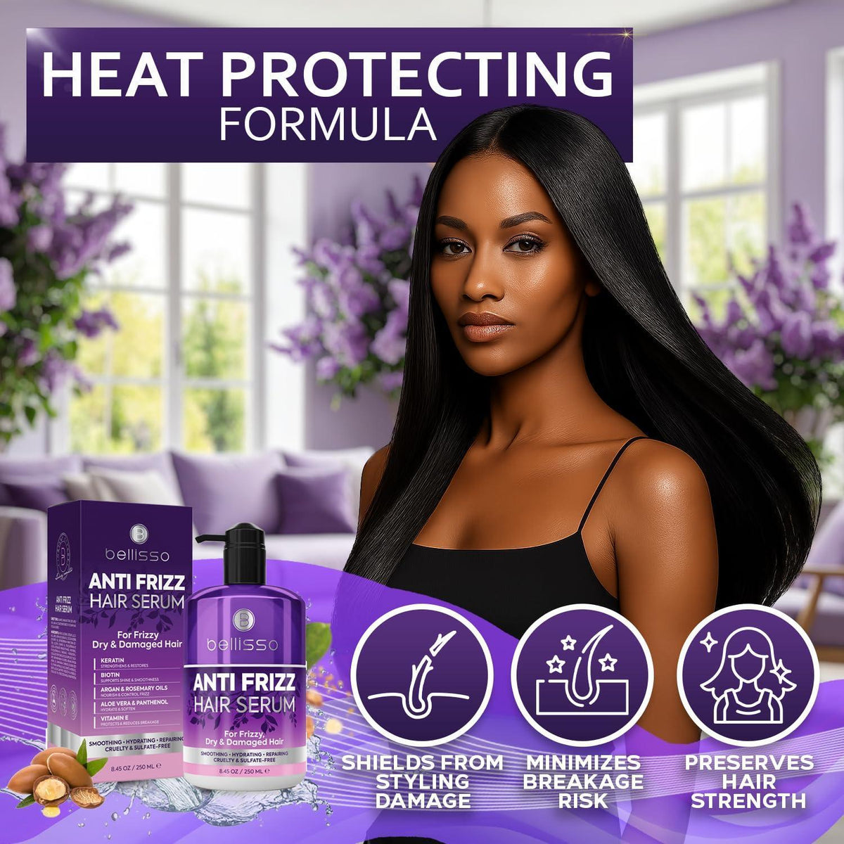 Anti-Frizz Smoothing Hair Serum