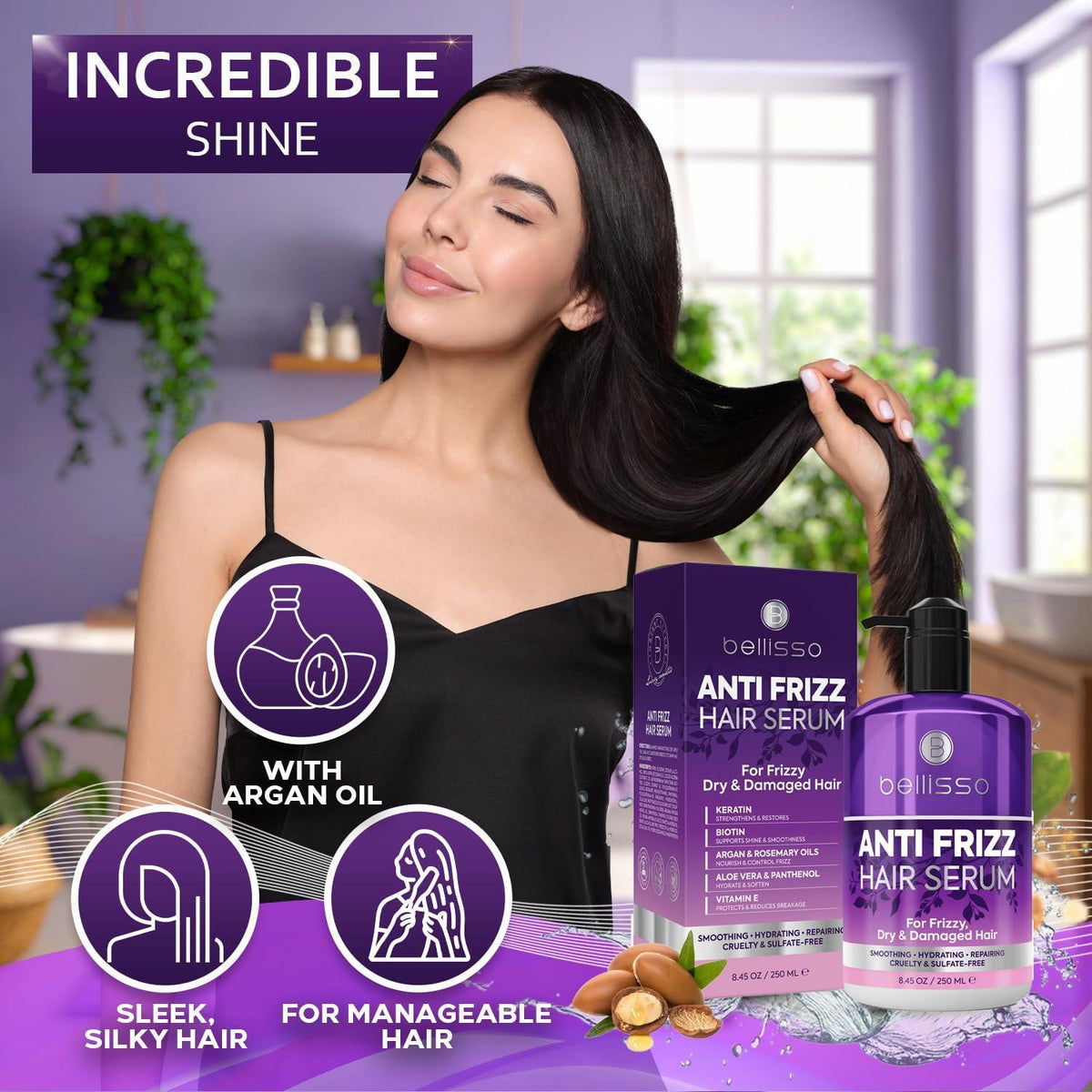 Anti-Frizz Smoothing Hair Serum