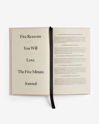 The Five Minute Journal - Blush Pink