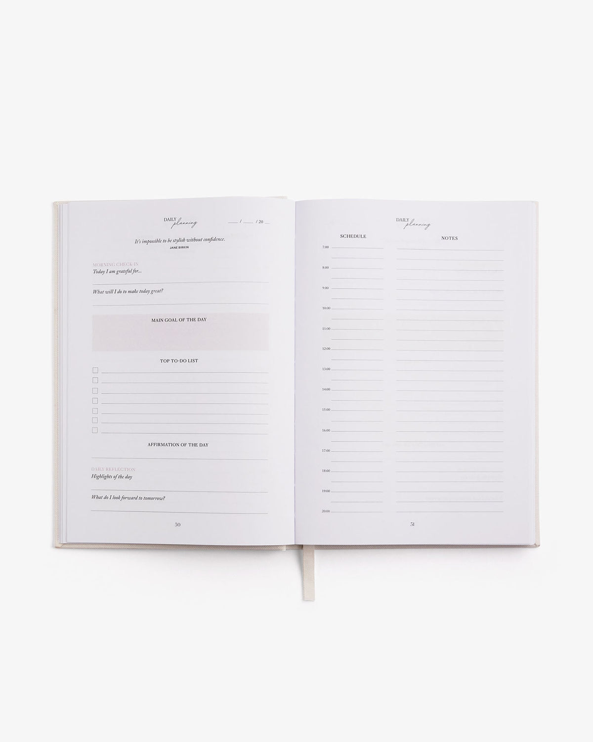 LIFE&Style Planner - Off-White