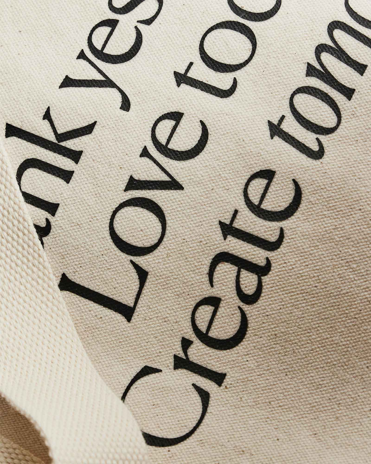 Organic Cotton Tote – Thank Yesterday