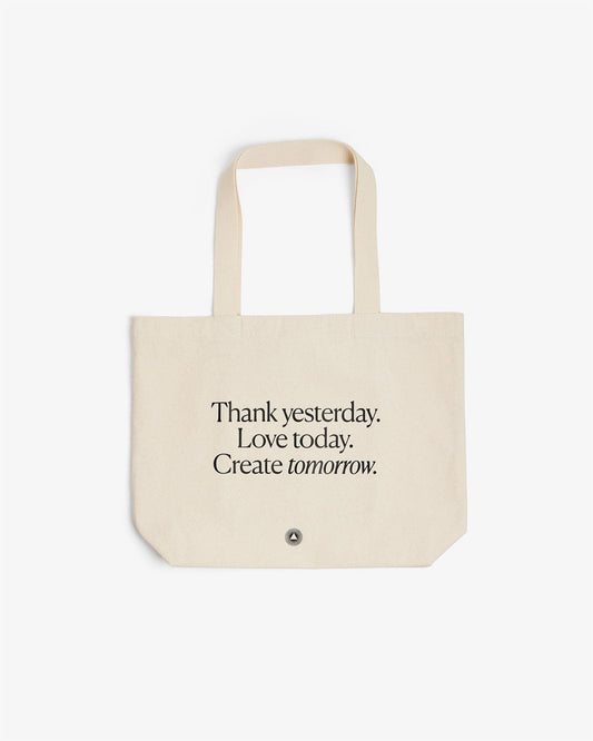 Organic Cotton Tote – Thank Yesterday