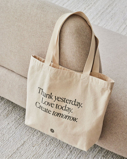 Organic Cotton Tote – Thank Yesterday