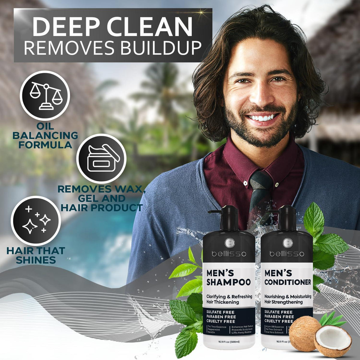 Men's Clarifying Shampoo & Conditioner Set