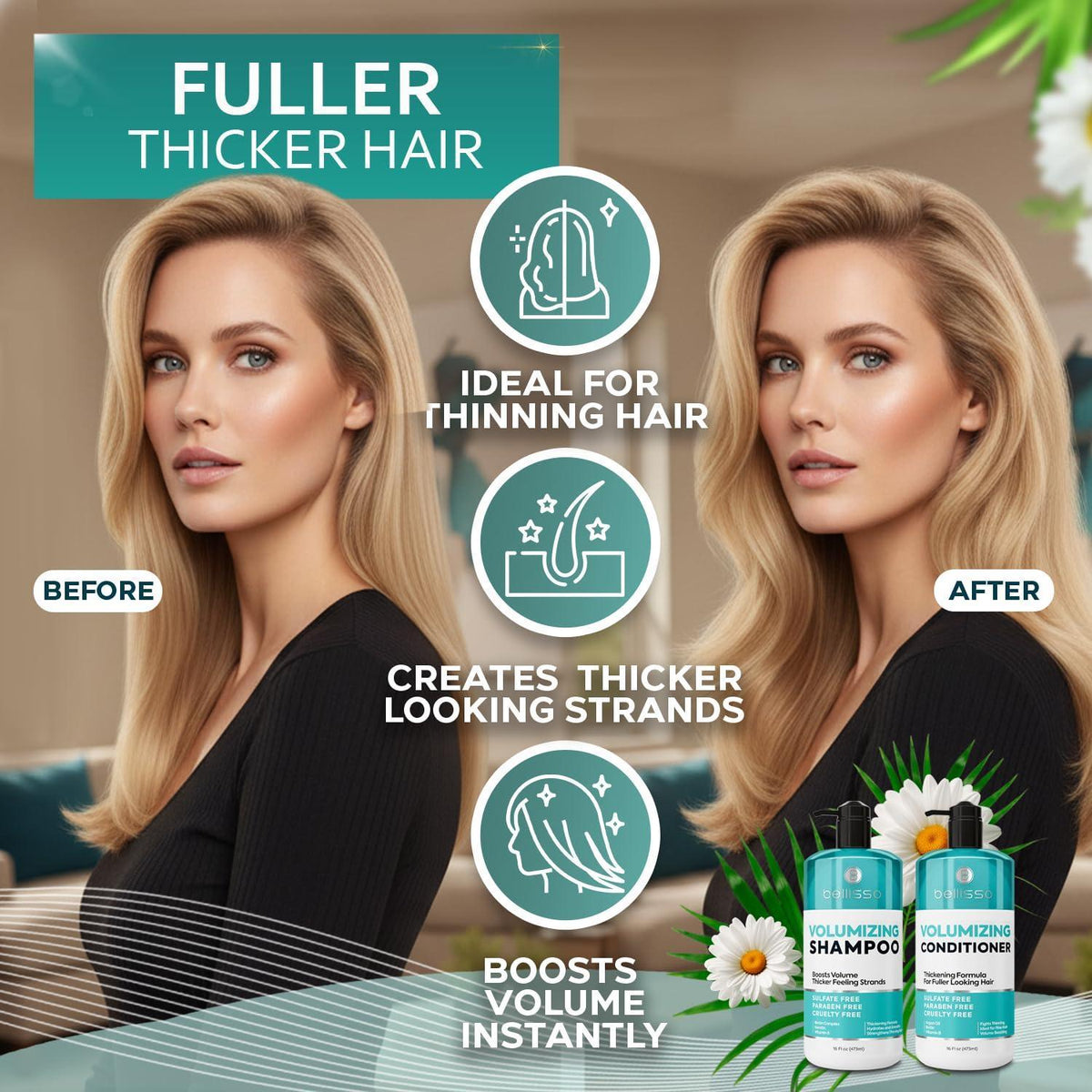 Volumizing Shampoo & Conditioner Set