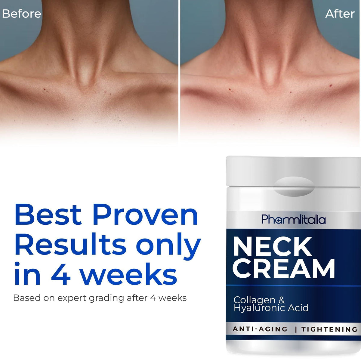 Neck Cream with Collagen & Hyaluronic Acid