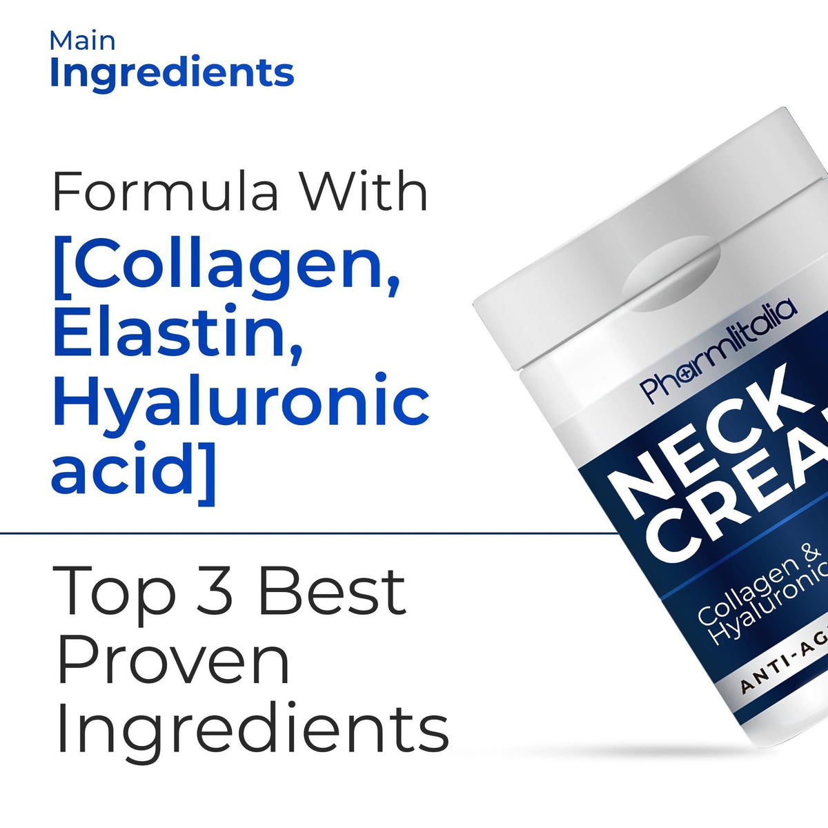 Neck Cream with Collagen & Hyaluronic Acid