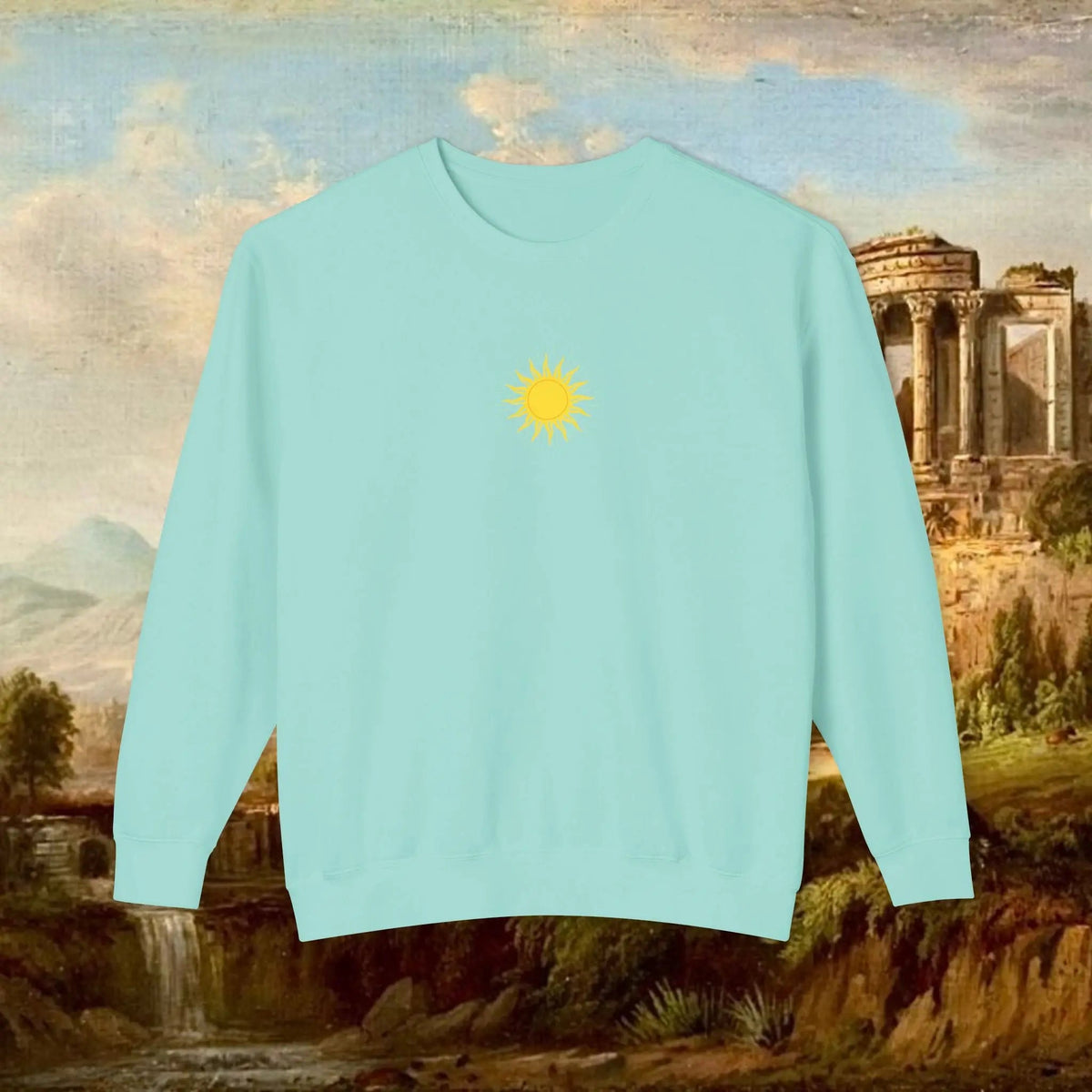 Sunrise Pillars of Hercules Crewneck