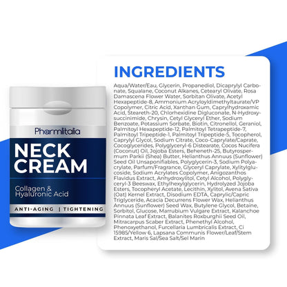 Neck Cream with Collagen & Hyaluronic Acid