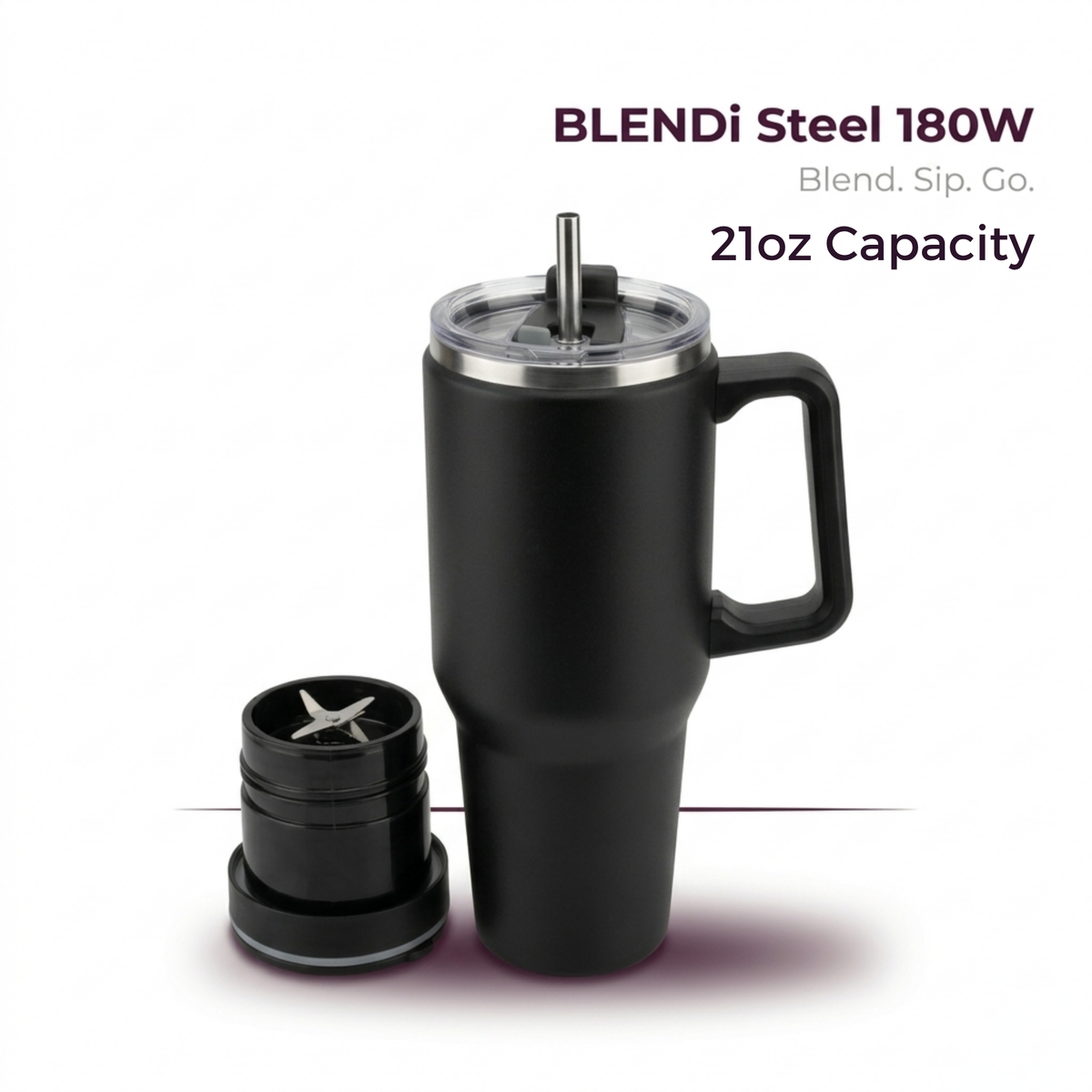BLENDi Steel Portable Blender, 21 oz