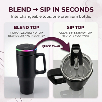 BLENDi Steel Portable Blender, 21 oz