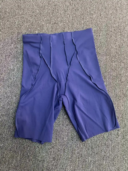 Yoga Shorts Women Fitness Shorts V-shaped Waist Running Cycling Shorts Breathable Sports Leggings Workout Gym Shorts