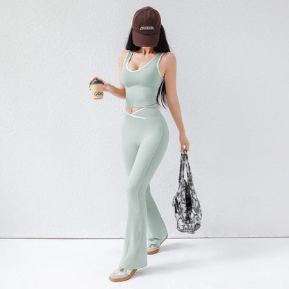 Women's Open-Back Yoga Set