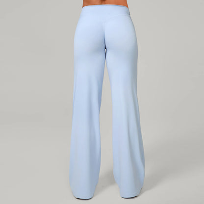 Women Straight Yoga Leg Bottoms Soft Stretchy Fabric Women's Yoga Pants GYM Sweat-Wicking Properties Running Sport Trousers