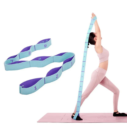 Multi-Loop Elastic Stretching Strap