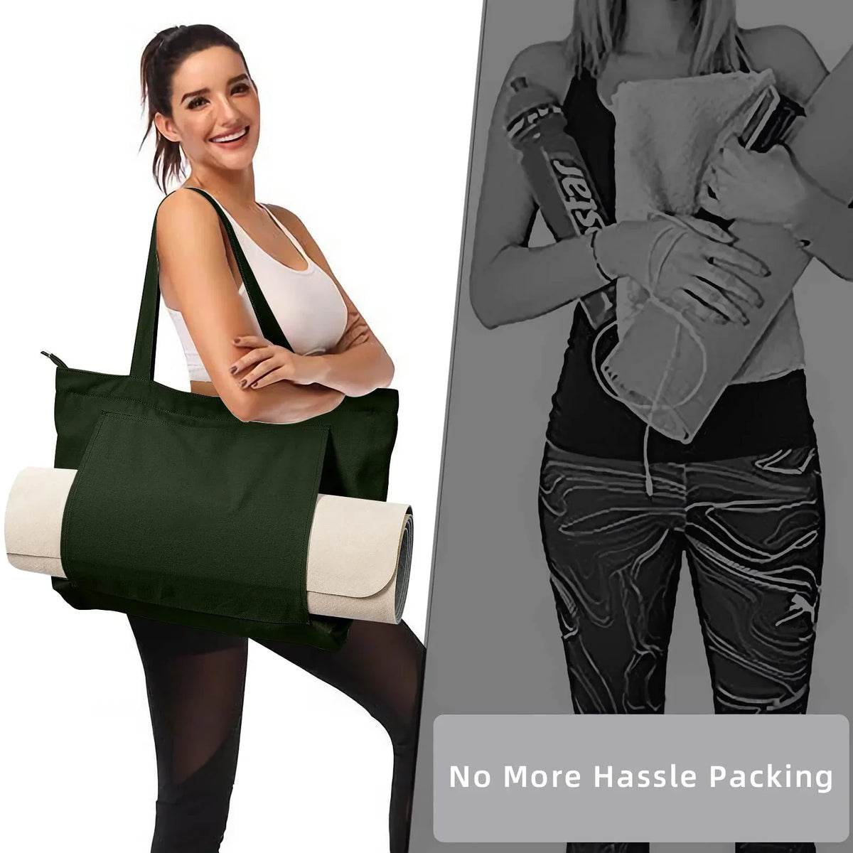 Canvas Yoga Mat Tote