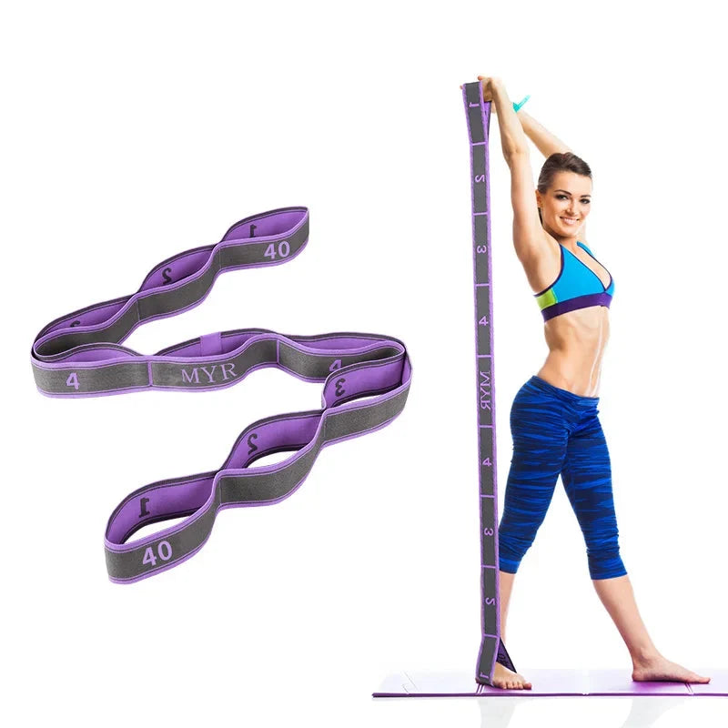 Multi-Loop Elastic Stretching Strap