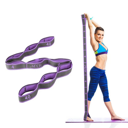 Multi-Loop Elastic Stretching Strap