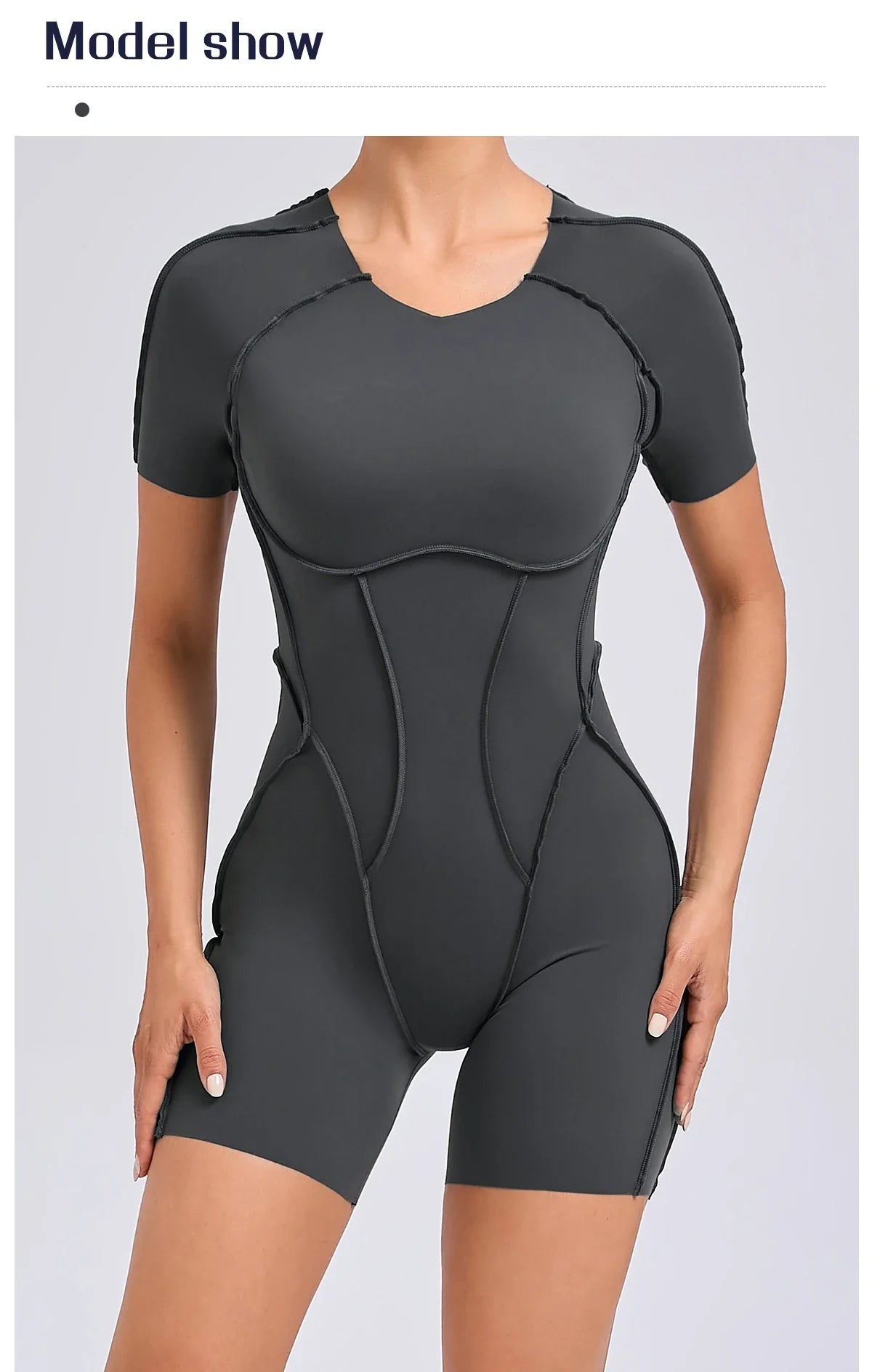 Short Jumpsuit Gym Clothes For Women Sportswear Fitness Overalls Backless Scrunch Booty Yoga Suit Sports Set Outfit