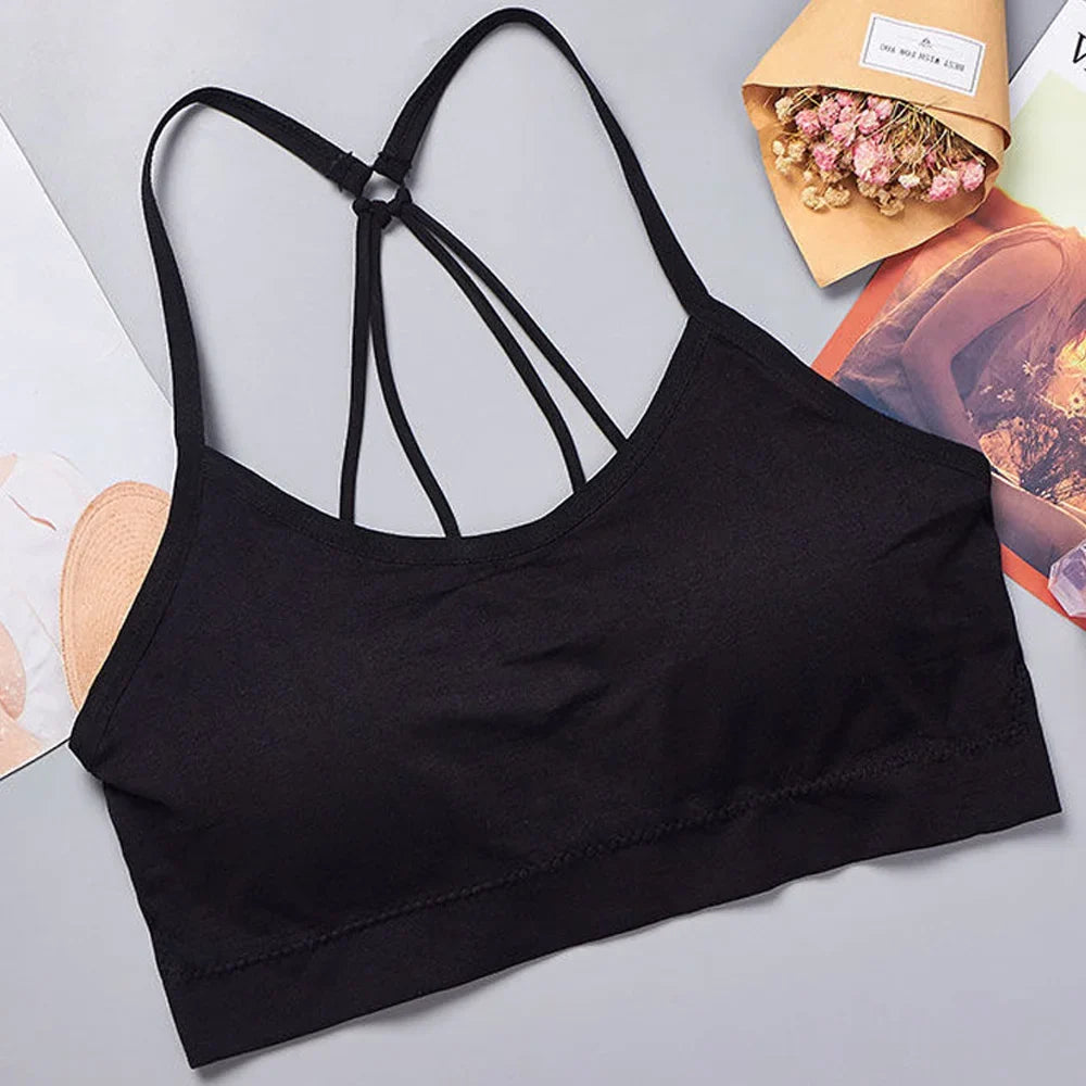 Women’s Breathable Seamless Sports Bra Push Up Gym Fitness Yoga Top High Impact Workout Activewear
