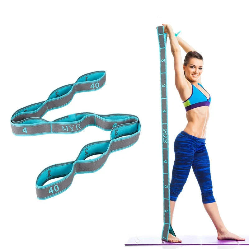Multi-Loop Elastic Stretching Strap