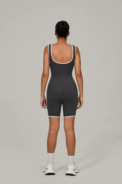 Women's Sports Jumpsuit Yoga Fitness Combination Lift Buttocks Bare Back High Elasticity Gym Sexy Sports Jumpsuit Gym Romper