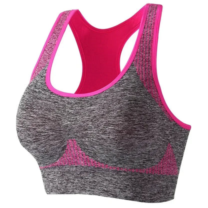 New Sports Bra Women Seamless Gym Jogging Crop Top Female Tops Yoga Fitness Shockproof Vest Sport Bras for Women Sutian Feminino