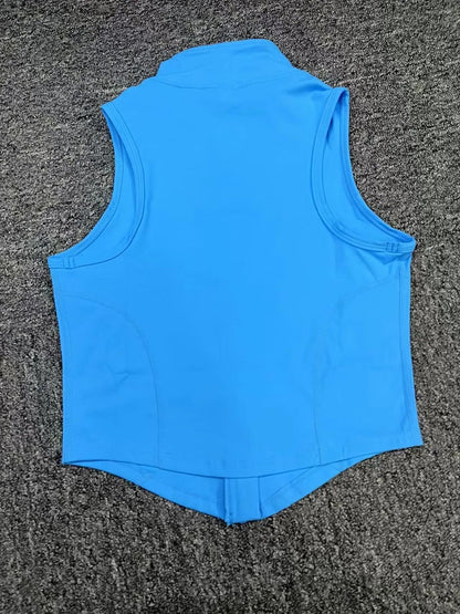 No Padded Sports Top Women Gym Vest 2025 Zipper Fitness T-shirts Woman Compressed Shirt Yoga Clothing Sportswear