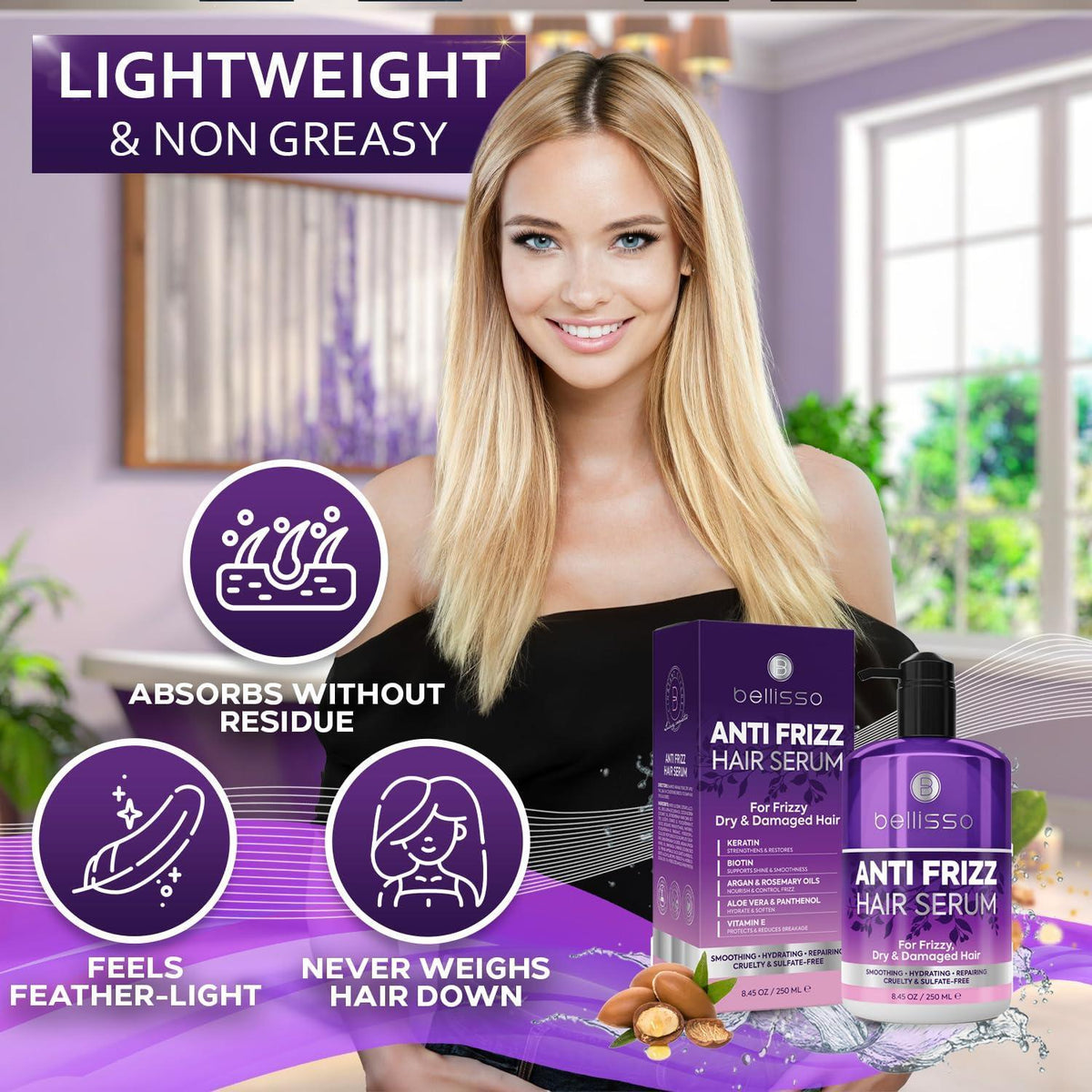 Anti-Frizz Smoothing Hair Serum