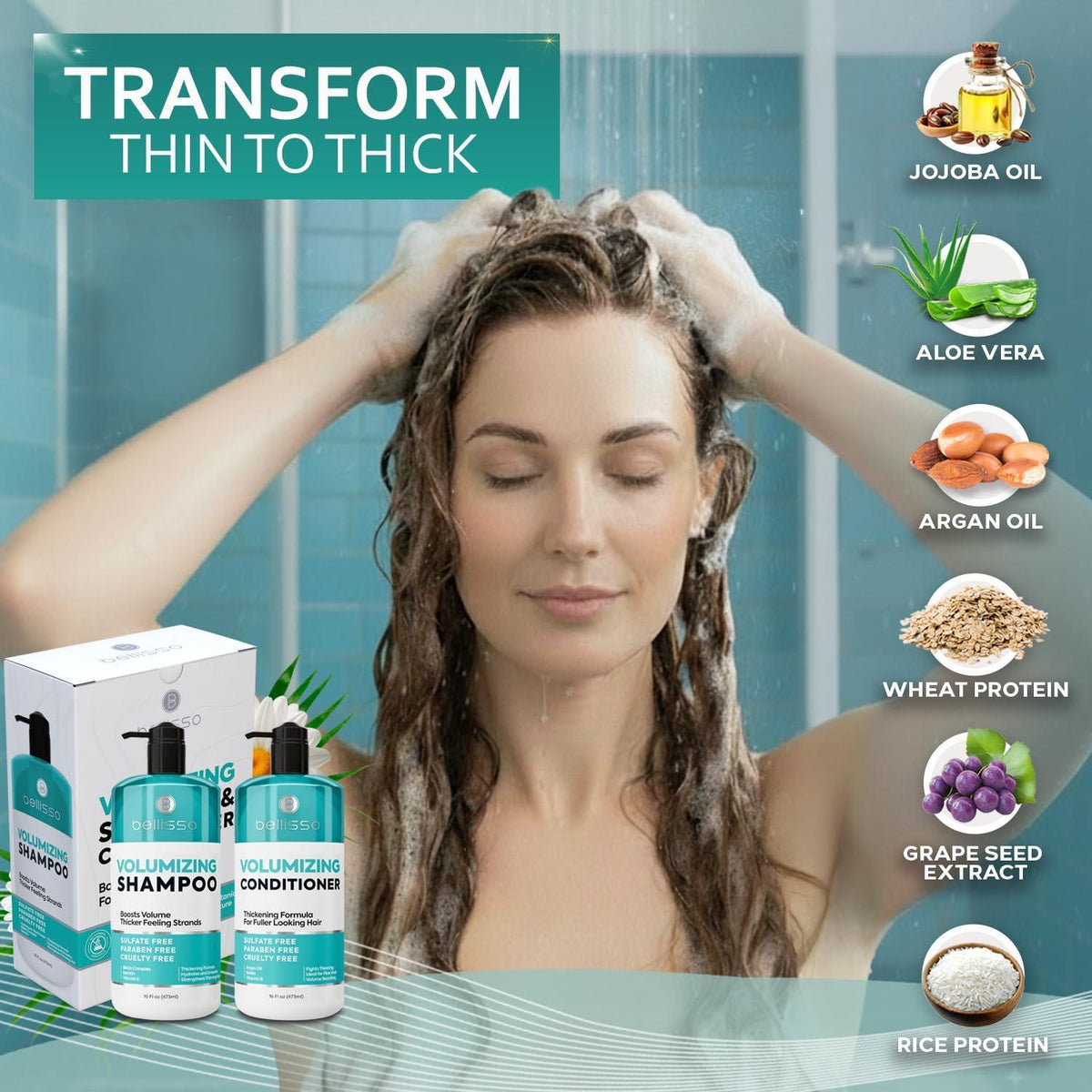 Volumizing Shampoo & Conditioner Set
