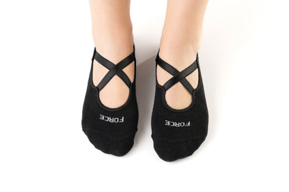 Ballet Pilates Grip Socks – Black