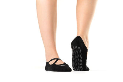Ballet Pilates Grip Socks – Black