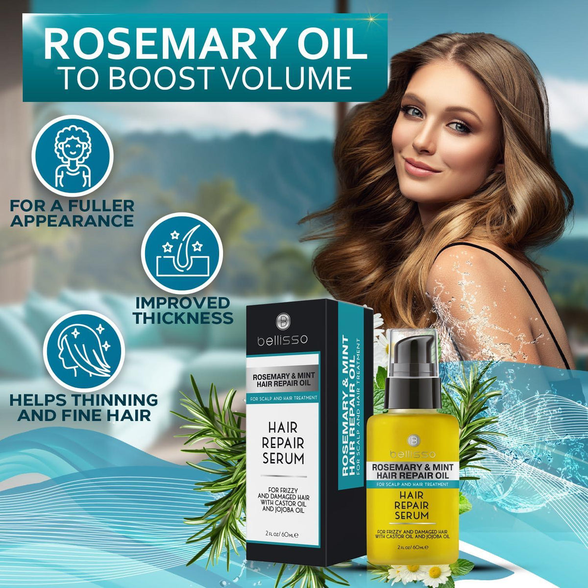 Rosemary Mint Hair Serum